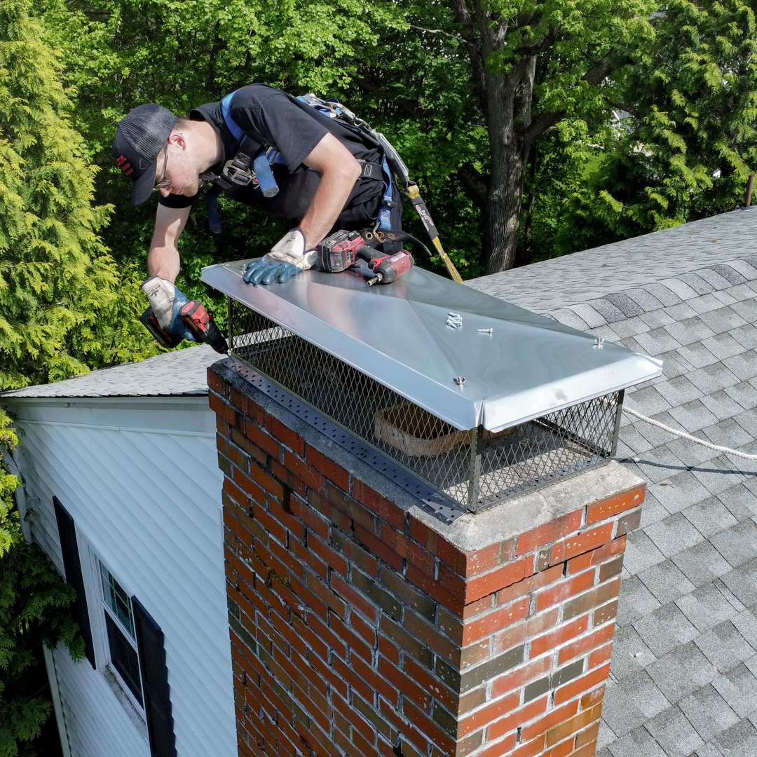 Chimney Cap Installation and repairs in Medway MA