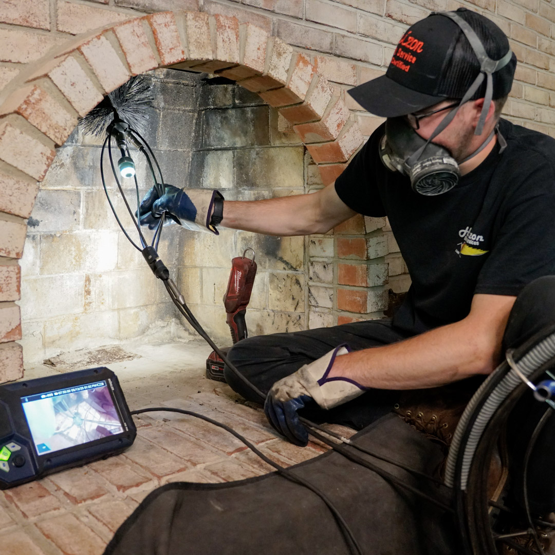 Chimney inspection in Dover, MA