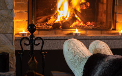 Wood fireplace in Millis, MA