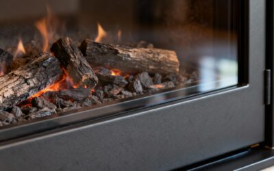 Gas fireplace in Shrewsbury, MA