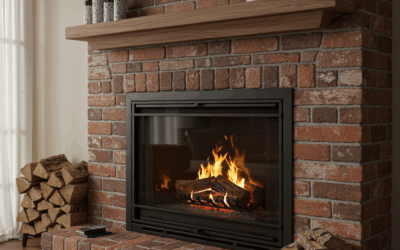 Fireplace upgrade in Newton, MA.