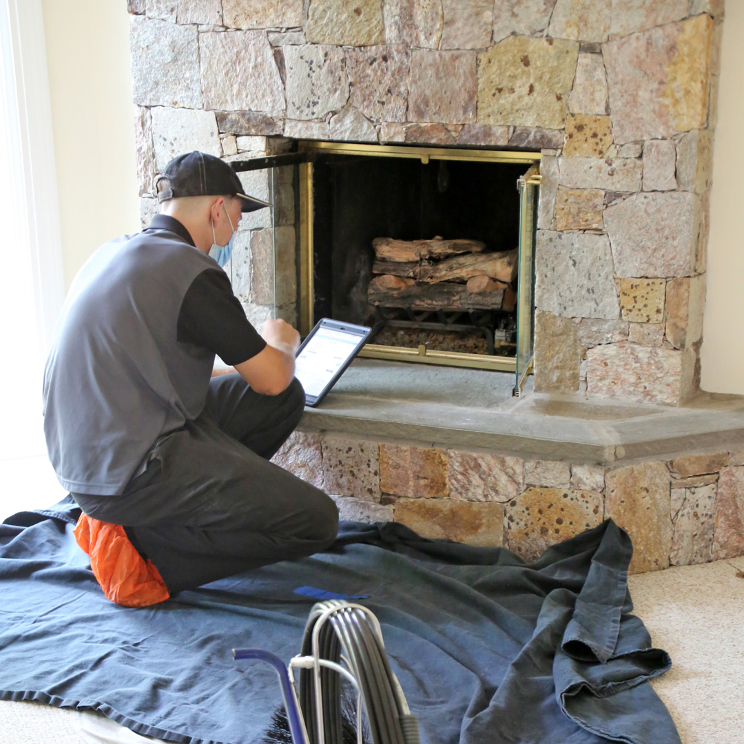 Fireplace damper services in Newton, MA.