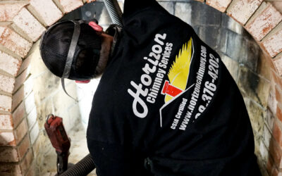 Chimney inspection in Newton, MA.